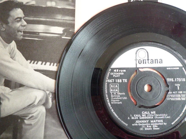 Johnny Mathis ‎– Call Me  EP   TFE 17318     VINYL NEAR MINT  - Image 1 of 1