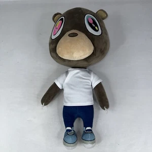 19 Inch Kanye West Graduation Bear Plush Rare Missing Jacket And Chain Original - Picture 1 of 9