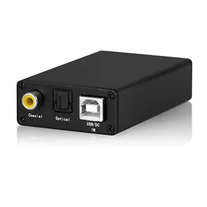 Analog-Digital-Wandler RCA to Optical Koaxial Converter Audio Adapter 192KHz - Bild 1 von 6