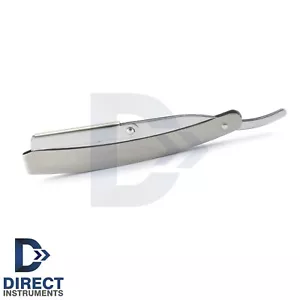 Barber Shaving Razor Straight Edge Pocket Knife Cut Throat Stainless Steel Blade - Picture 1 of 2