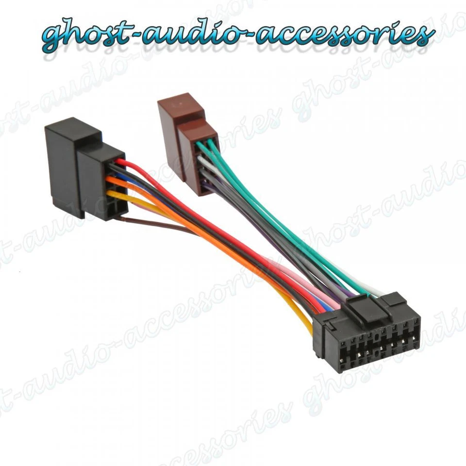 Conector Adaptador De Arnes De Cable ISO De 16 Pines Para Estéreo De Coche - Imagen 1 de 1