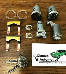 Locks Set Doors + Ignition + Glove 12pc Kit El Camino 64 w/ Original GM Logo Key - Bild 1 von 5