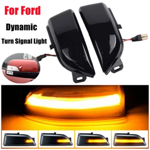 LED Dynamic Turn Signal Mirror Light For Ford 15-19 Ranger T6 Raptor Wildtrak - Picture 1 of 13