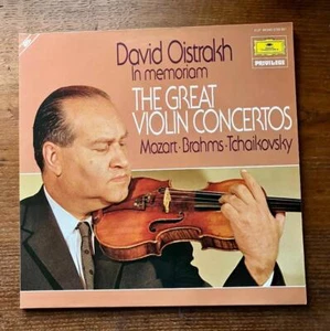 David Oistrakh in Memoriam The Great Violin Concertos DGG 2726 087 2LP NM - Picture 1 of 8