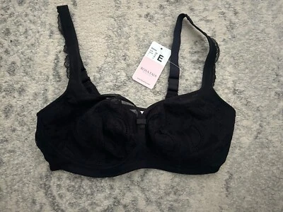 Sujetador Rosa Faia de Anita Selma 36E Negro Estilo #5636 (Reino Unido 36DD) Inalámbrico Foto 1 de 4
