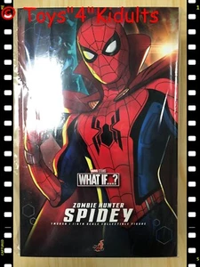 Hot Toys TMS058 ¿Y si…? Figura de acción Zombie Hunter Spidey Spider-Man 1/6 NUEVO - Imagen 1 de 2