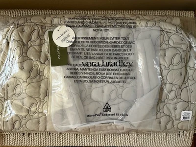 Новая спортивная сумка Vera Bradley Peanuts Pals Snoopy Pumice Stone Miramar Weekender - Изображение 1 из 4