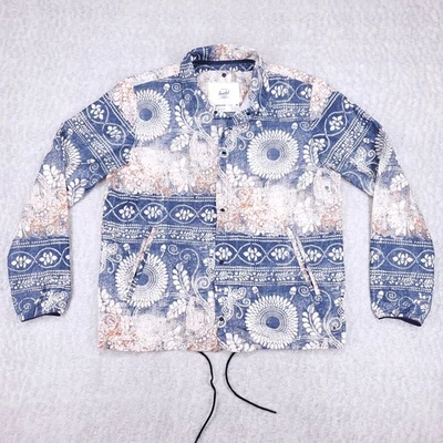 Herschel Voyage Coach Jacket Womens Sz L Multicolor Floral Boho Ripstop Outdoor - Image 1 of 4