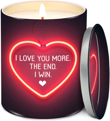 TEEZWONDER Christmas Anniversary Wedding Gifts for Women Men - I Love You More L - Image 1 of 4