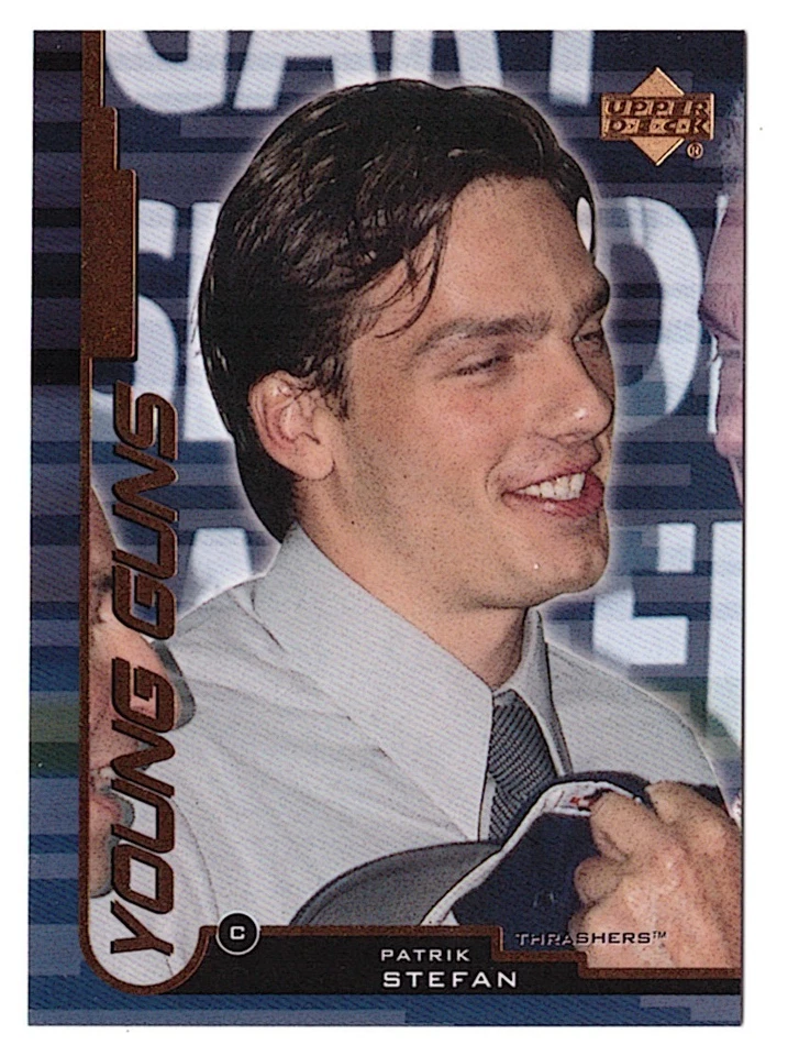 Patrik Stefan 1999-00 Upper Deck Young Guns Rookie Card - Card No. 161 - Image 1 of 2