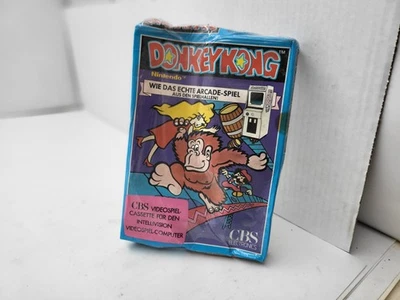 NEW DONKEY KONG GAME GERMAN VERSION SEALED W/DAMAGED  BOX FOR INTELLIVISION #E30 - Image 1 of 4