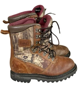 Cabelas Gore-Tex Camo Hiking Hunting Boots Iron Ridge Men’s 4 M Women’s 6 EUC - Picture 1 of 13