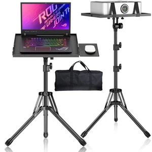 Projector Stand Tripod, Adjustable Height 26 to 56 Inch Laptop Tripod, Laptop... - Picture 1 of 7