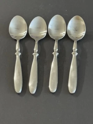 Hampton BISTRO Stainless Satin - Set of 4 Teaspoons 6 5/8" - Image 1 of 3