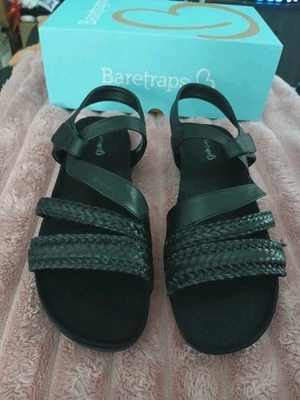 BARETRAPS JALEN Women's Sandals Black Strappy Cute Size 10W - Image 1 of 4