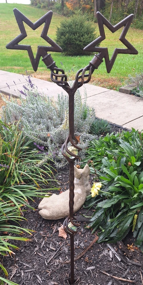 Rustic Metal Garden Decor Stars - Image 1 of 1