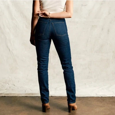 Imogene and Willie New Womens Dark Western wash Raw Hem Straight Jeans 25 - Image 1 of 4