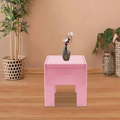 Multi-functional Decor End Table Small Side Stool for Bedroom Dorm & Small Space - Image 1 of 4