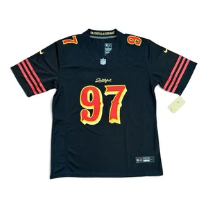Nick Bosa #97 49ers FUSE Rivalries schwarz genähtes Trikot - Größe L - Bild 1 von 10
