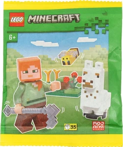 Lego Minecraft Alex, Baby Llama and Bee 662308 Paperbag BNIP - Picture 1 of 5