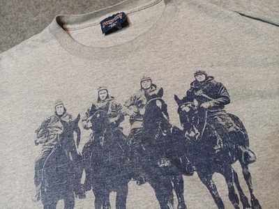 Camisa De Colección JanSport Años 90 Era Gris L/S Hecha en EE. UU. Notre Dame Jinete Fútbol XXL Foto 1 de 4