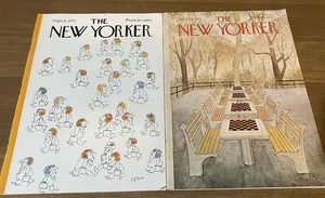 Vintage New Yorker Magazine Lot – 1975 Illustrated Covers, Collectible - Picture 1 of 4