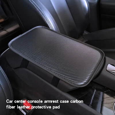 X1 Fit JEEP Carbon Fiber Car Center Console Armrest Cushion Mat Pad Cover New - Image 1 of 4
