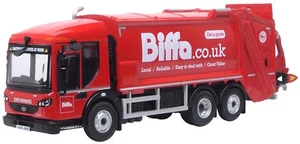 Oxford Diecast 76DE001 OO Gauge Dennis Eagle Olympus Refuse Truck Biffa