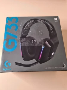 Logitech G733 Lightspeed Wireless RGB Gaming Headset Black - Picture 1 of 3