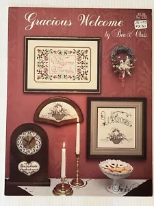 Studio Seven Cross Stitch Pattern Leaflet 232 Gracious Welcome Bea Chris - Picture 1 of 6