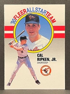 1990 Fleer Cal Ripken, Jr. #8 HOF All-Star Team Baltimore Orioles Mint - Picture 1 of 2