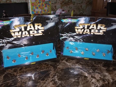 1996 Star Wars Micro Machines EWOKS and JAWAS 2pc Lot Cover