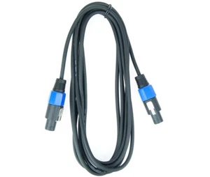 Cable de altavoz de caja de 5 m 2 x 1,5 mm² cable de altavoz compatible con Speakon PACCS - Imagen 1 de 6