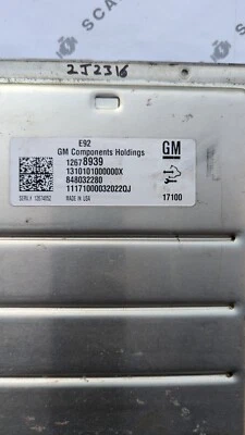 Used 2016-2018 GMC Sierra 1500 GM E92 ECU 12678939 - Image 1 of 4