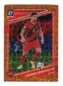 Leander Dendoncker Orange Velocity /49 Prizm 2021-22 Donruss Soccer FIFA WC #126 - Picture 1 of 3