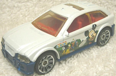2003 MATCHBOX DISNEY MICKEY MOUSE CLUB HOUSE CITY POLICE 1:64 WHITE DIECAST CAR - Image 1 of 4