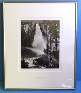 Nevada Fall, Rainbow by Ansel Adams Yosemite Special Edition Photograph Framed - Picture 1 of 3