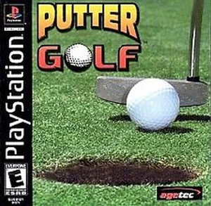 Putter Golf NEW factory sealed Sony PlayStation PSX PS1 CRACKED DAMAGED CASE - Picture 1 of 1