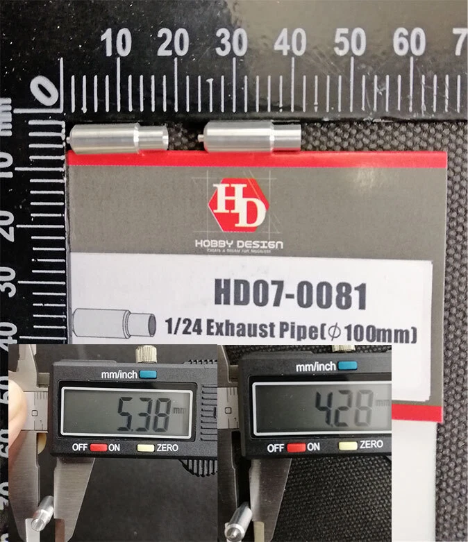 Hobby Design 1/24 Exhaust Pipe (dia.100mm) - Image 1 of 1