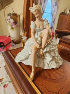 Large Vintage German Ballerina Figurine Figure - Picture 1 of 9