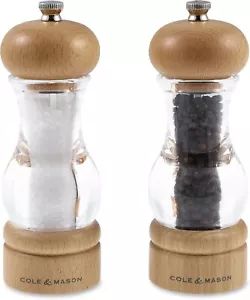 Cole & Mason H10538P 105 Salt and Pepper Mills | Precision+ Wooden | Beech/Acryl - Picture 1 of 3
