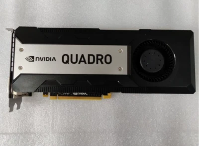 Used Nvidia Quadro K6000 12GB GPU GDDR5 PCI Expressx16 Single Fan Graphics Card - Image 1 of 4
