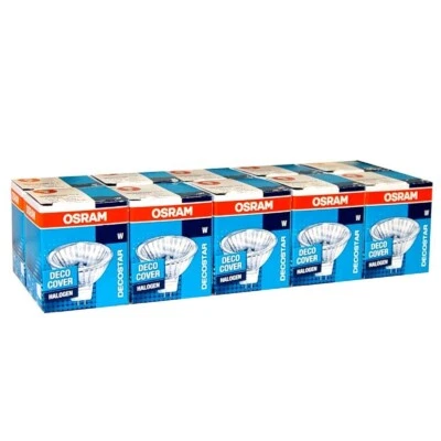5 Alogena DECOSTAR 51 S 50W 12V luce CALDA GU5,3 OSRAM  DM. 50MM. 5 PEZZI - Immagine 1 di 3