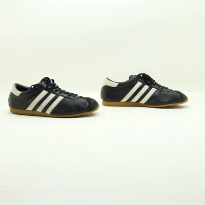ADIDAS REKORD Gebraucht Nummer FR 42 UK 8 US 8.5 (Cod.CS1734) Schwarz Leder - Bild 1 von 4