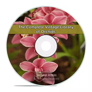 82 Books Library of Orchids, How To Grow, Orchid Review, Album DVD H88 - Picture 1 of 6