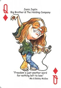 Tarjeta de caricatura rara de Janis Joplin: posee un pedazo de historia del rock - Imagen 1 de 2
