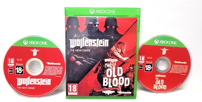 Wolfenstein The New Order / the Old Blood BUNDLE Xbox One EXCELLENT Condition - Image 1 of 4