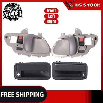 Front Exterior Door Handle Kit For 1995-1999 Chevrolet C1500 GMC K1500 Textured - Image 1 of 4