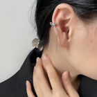 Fashion Bowknot Ear Cuff Simple Long Tassel Ear Clip No Piercing Earring Jewelry