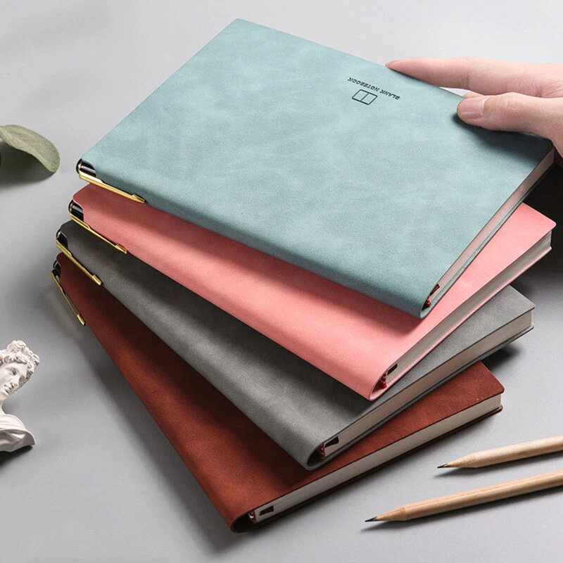 PU Leather Journal A5/B5 Notebook Blank Paper Writing Diary Planner 200 Pages - Image 1 of 4